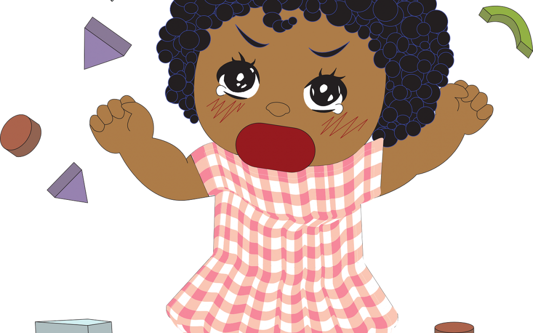 Vector Freeuse Library Angry Child Clipart - Crianças Chorando Png (1080x675), Png Download