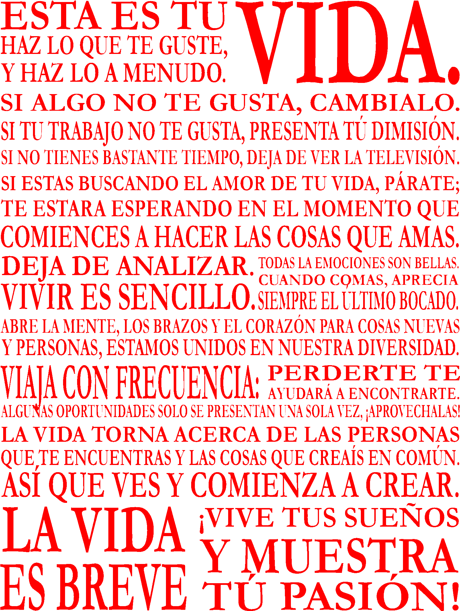 Haz Lo Que Te Guste, Y Haz Lo A Menudo - Board (2000x2500), Png Download