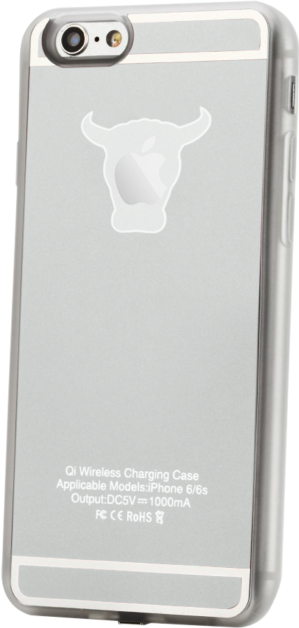 Iphone 6 / 6s Qi Compatible Wireless Charging Bumper - Qi (1000x1000), Png Download