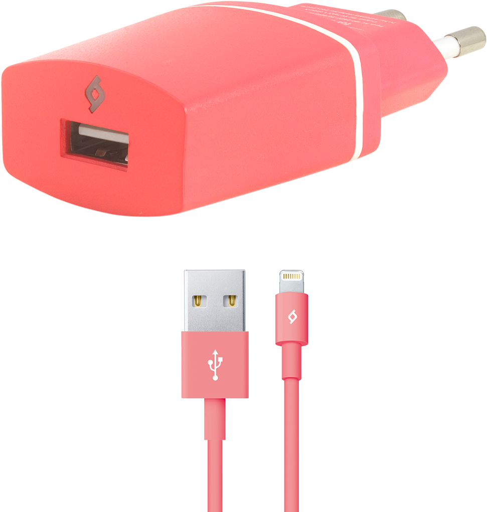 Ttec Compact Seyahat Şarj Aleti Lightning Kablolu 1000ma (1024x1024), Png Download