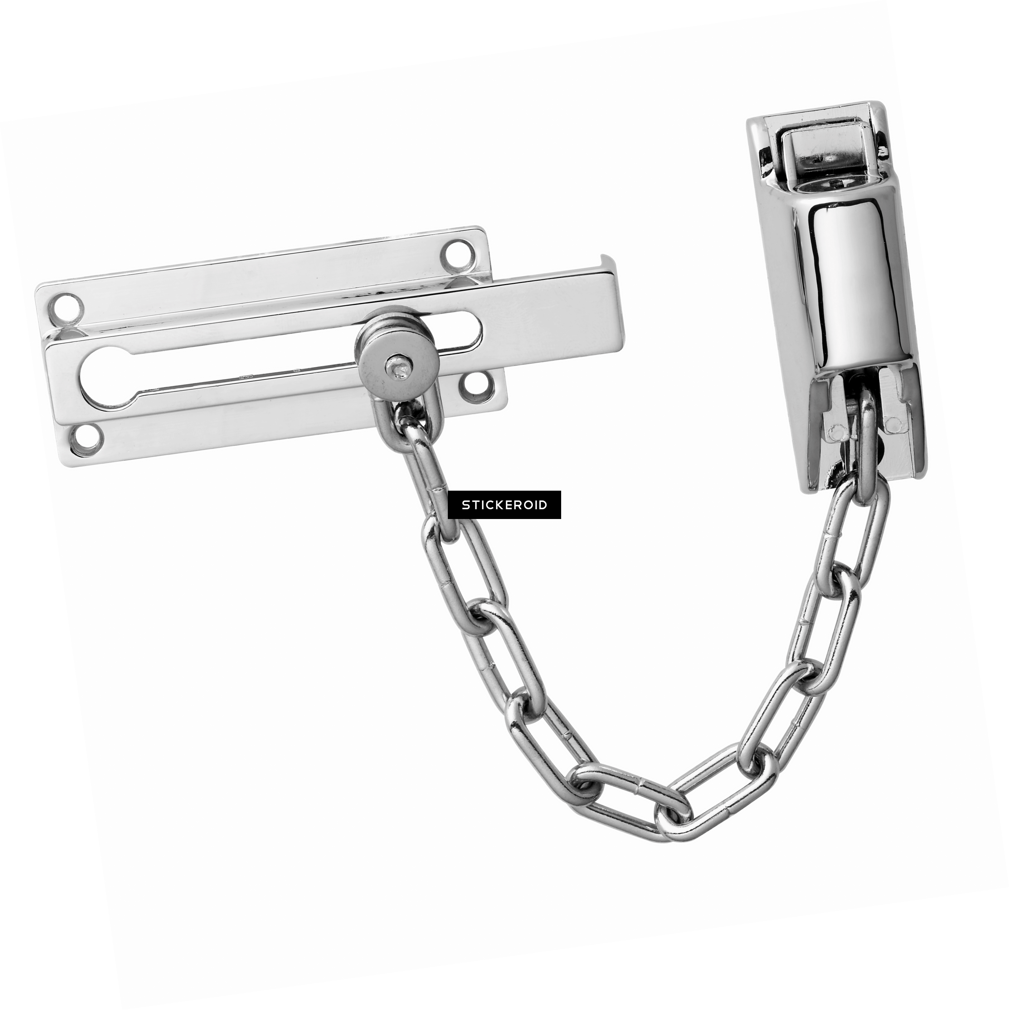 Door Chain Lock - Chain Lock For Main Door (3206x3207), Png Download