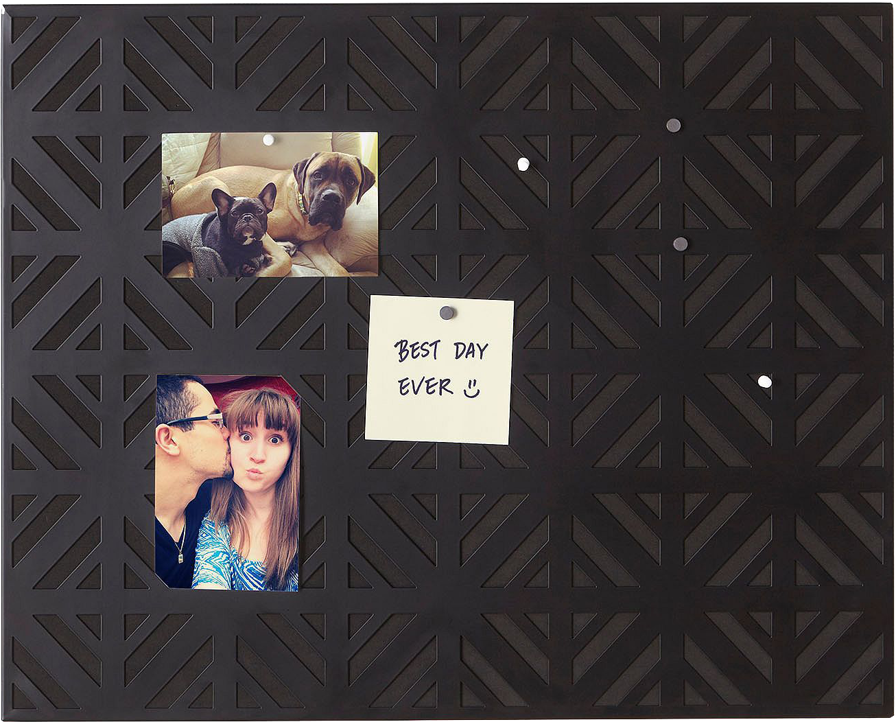 Sam's Club - Umbra Magneat Bulletin Board, 25" X 20", Nickel Finish (1500x1500), Png Download