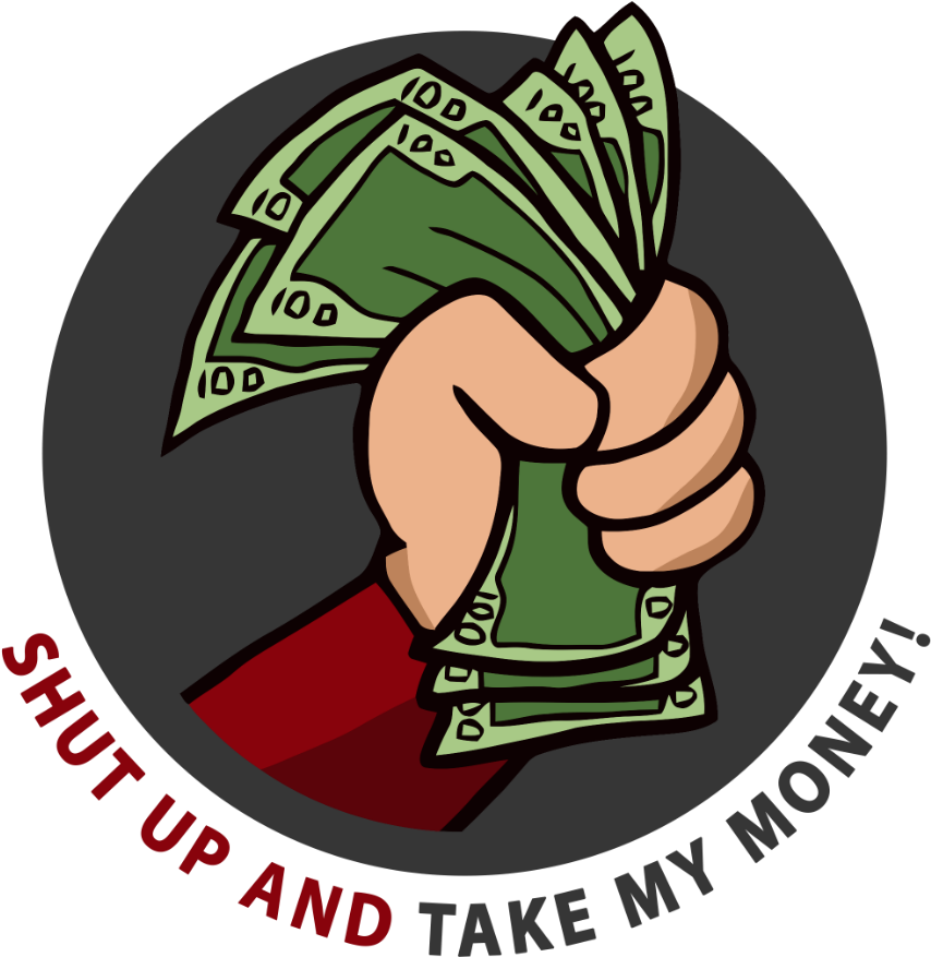 Take My Money Png (1000x1000), Png Download