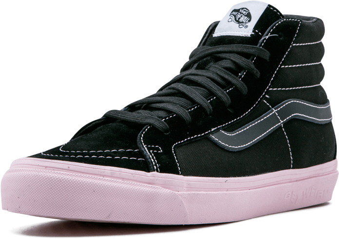 Vans Sk8-hi Anti Social Social Club Get Weird Black (1000x600), Png Download