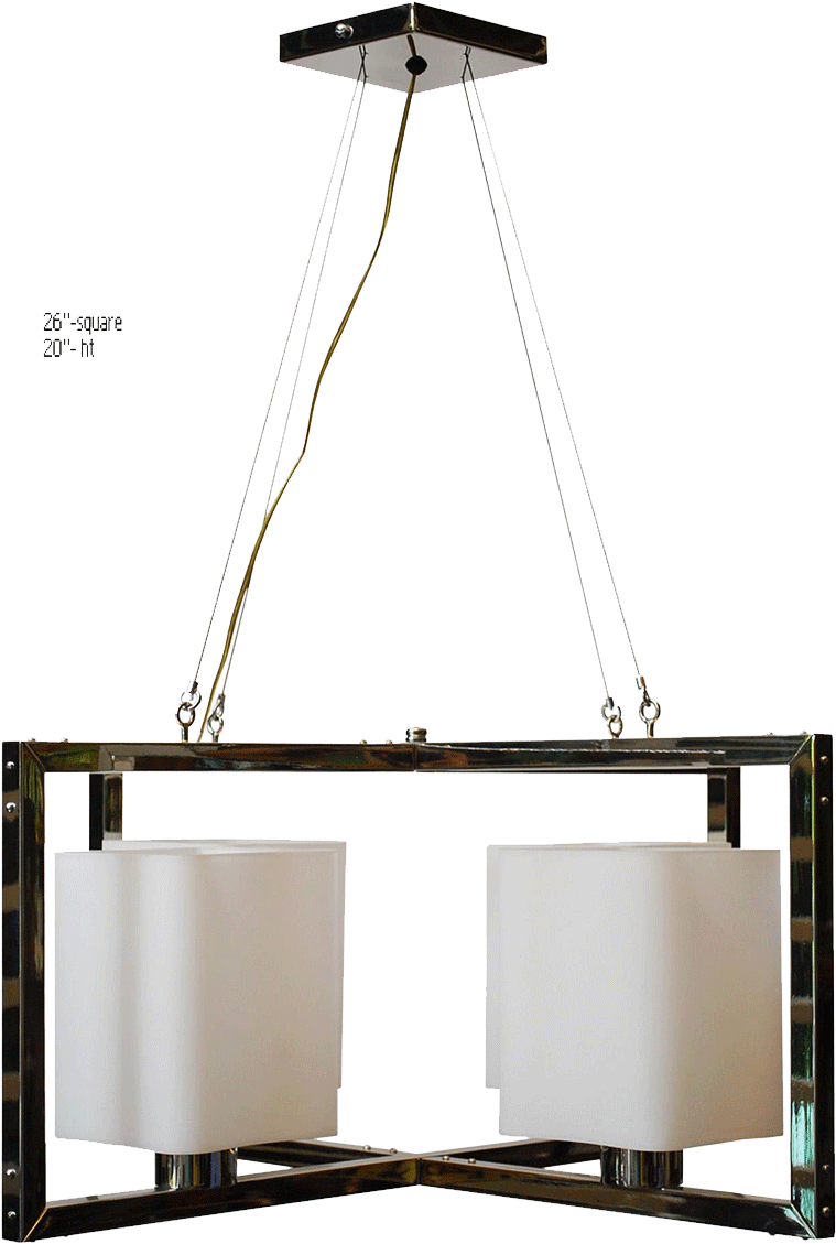 Square Herbie 4 Lights - Ceiling Fixture (1200x1200), Png Download