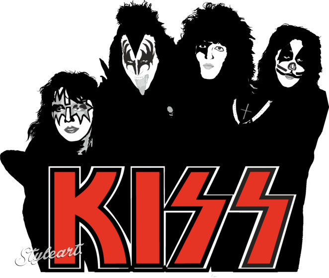Kiss Band Design By Matteoadam - Music (662x560), Png Download