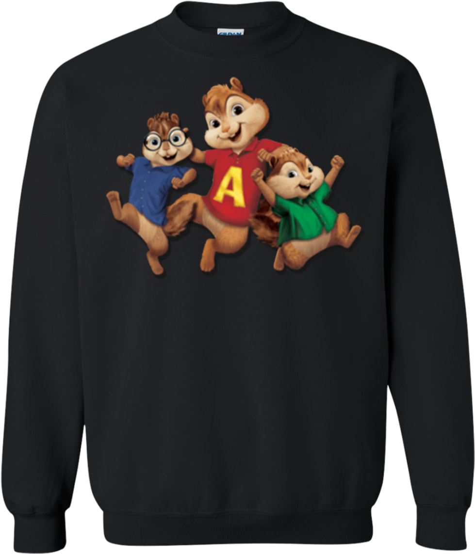 Alvin And The Chipmunk Sweatshirt - Alvin And The Chipmunks Personalized Edible Frosting (1155x1155), Png Download