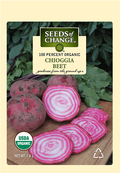 Organic Chioggia Beet Seeds - Seeds Of Change Certified Organic Tomato San Marzano (573x573), Png Download