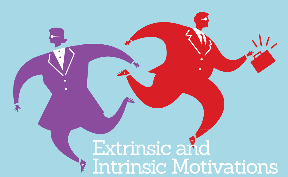 People Have Both Extrinsic And Intrinsic Motivations - Intrinsic And Extrinsic Png (1000x615), Png Download