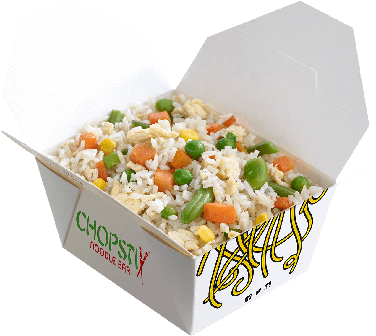 Egg Fried Rice - Fried Rice (1280x1280), Png Download