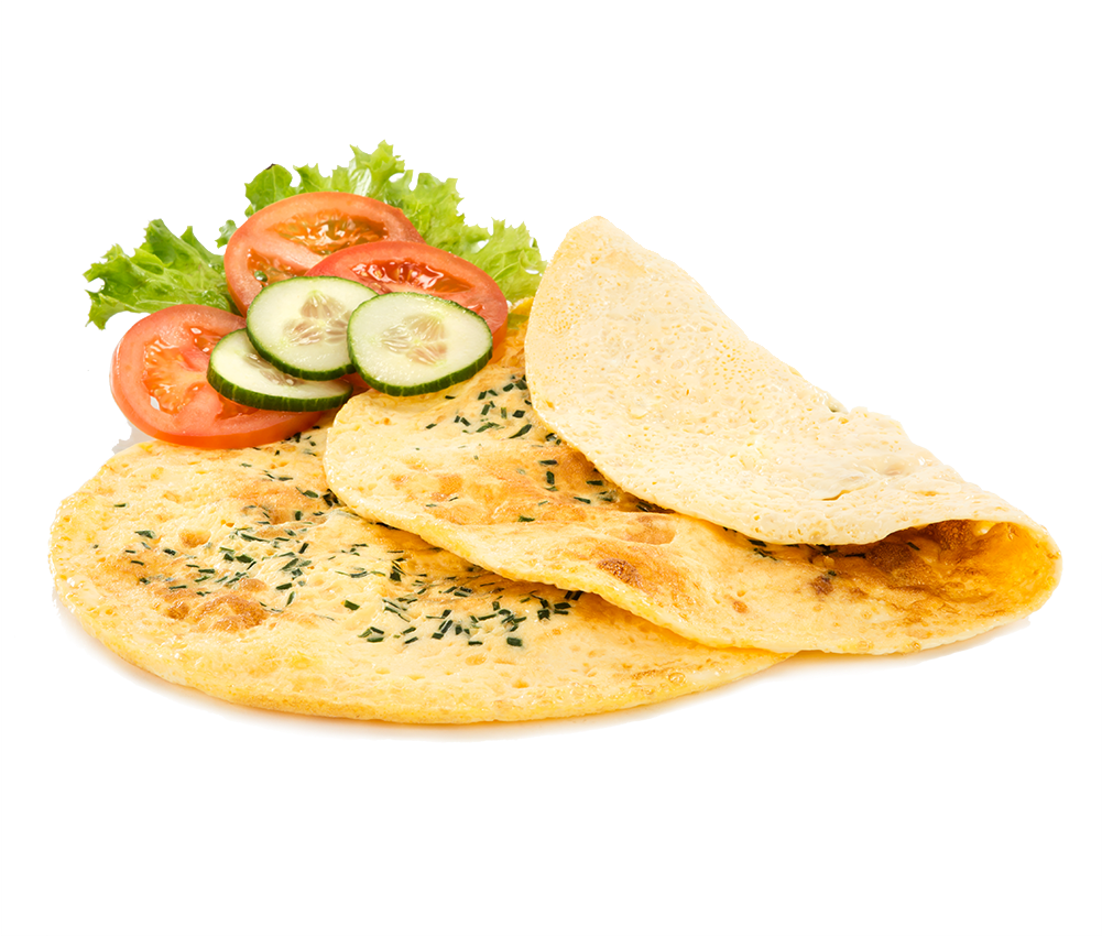 Eggs Clipart Scrambled Egg - Omelette Png (1000x1000), Png Download