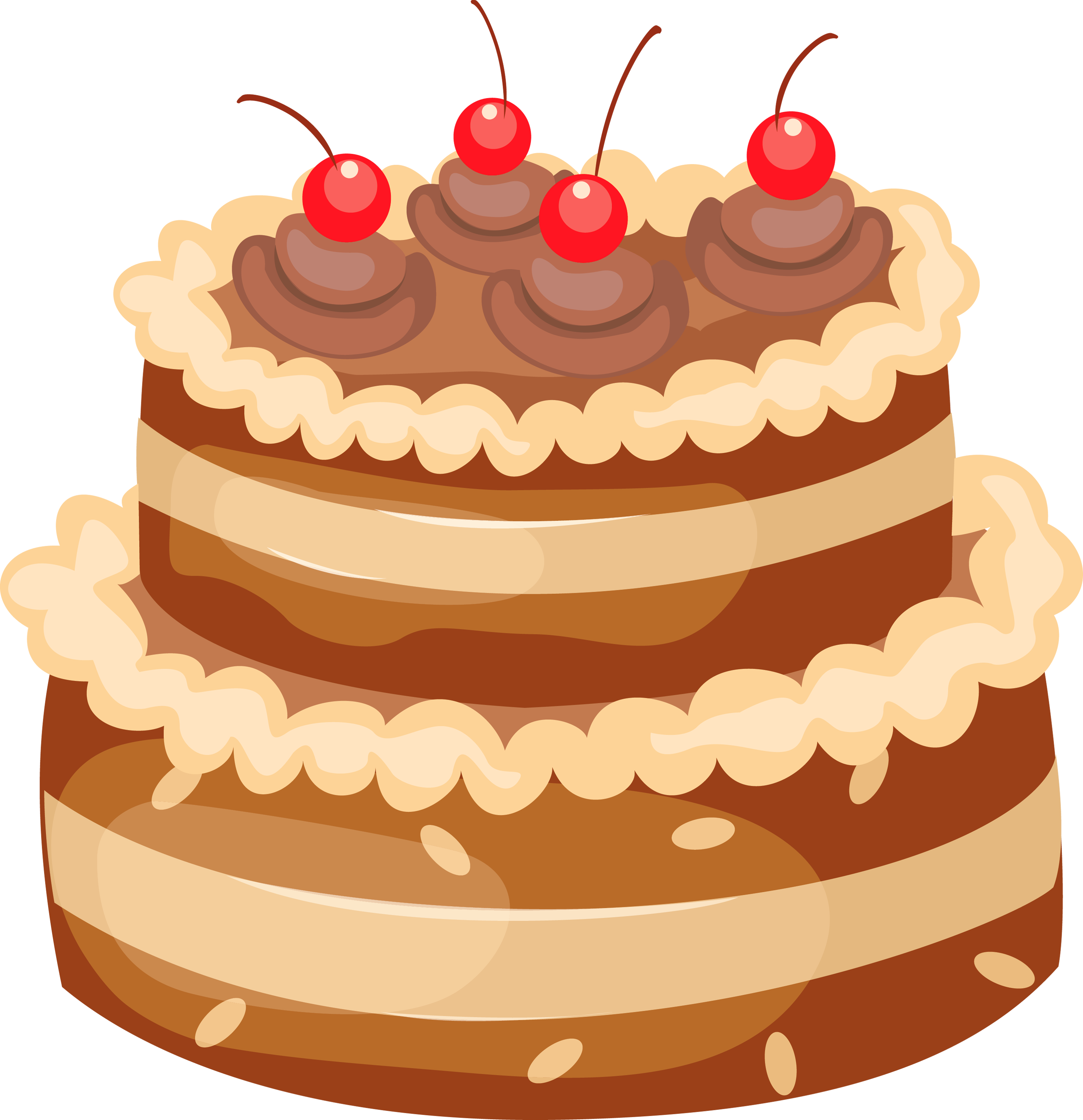 Image Library Baked Goods Clipart Clip Art - Transparent Background Birthday Cake Clip Art (580x600), Png Download
