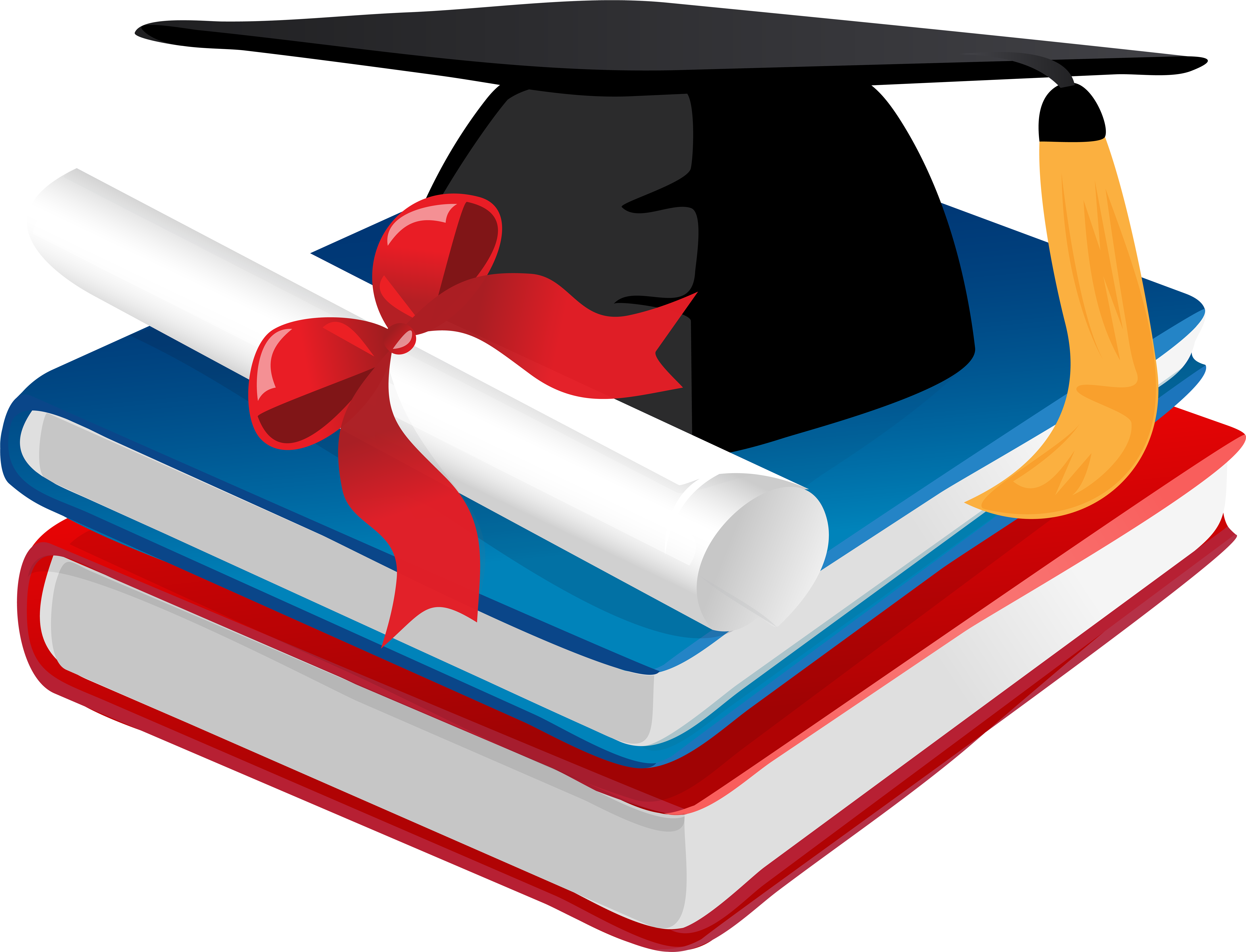 Graduation Silhouette Png (8000x6112), Png Download