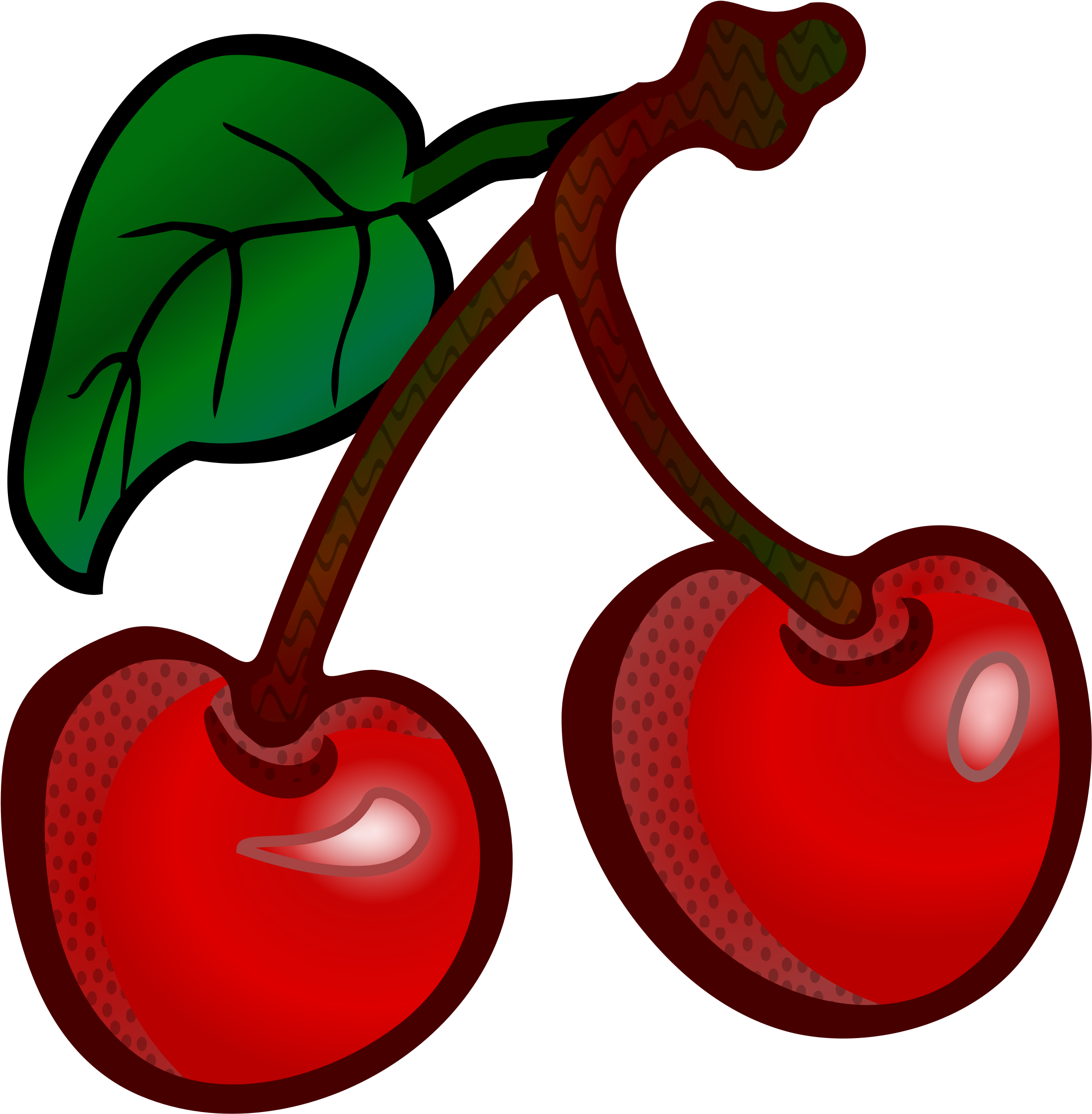 This Free Icons Png Design Of Cherries (2357x2400), Png Download