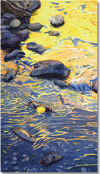 Original Traditional Watercolors By Gregory Effinger - Watercolor Painting (570x576), Png Download