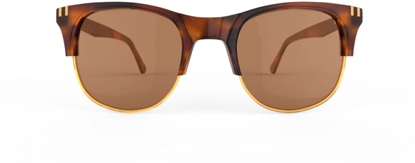 Tortoise Konvoy - Fello Tortoise Konvoy Polarized Sunglasses Rush-kt1 (600x300), Png Download