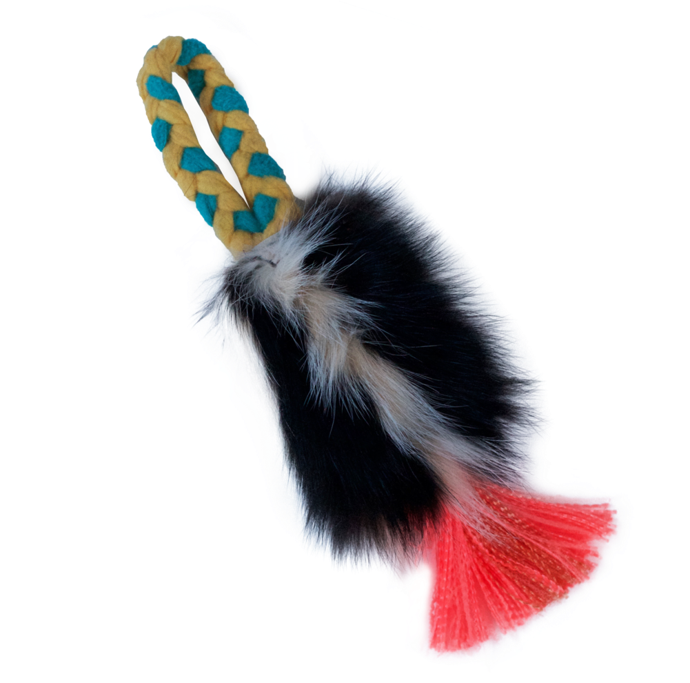 Furry Skunk Tassel Toy (1000x1000), Png Download
