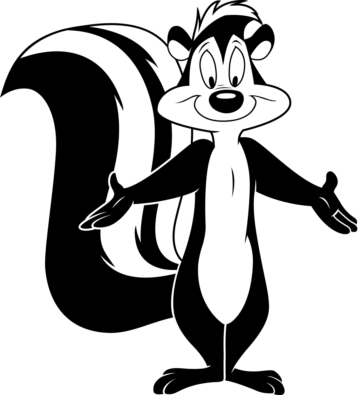 Pepe Le Pew Png (928x1024), Png Download