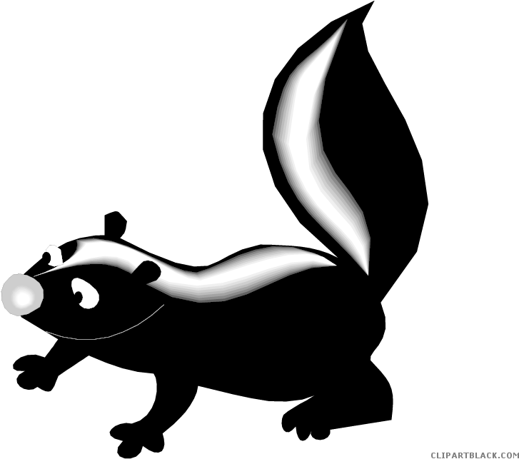 Skunk Clipart - Skunk Clip Art (750x665), Png Download