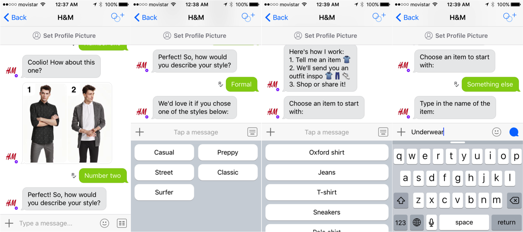 H&m Chatbot On Kik - Chatbot (1690x750), Png Download