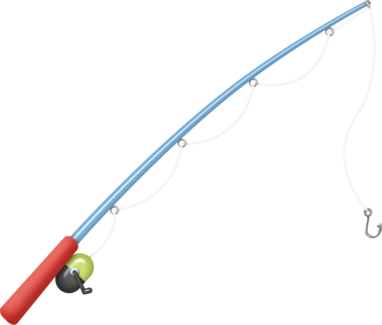 Kaagard Fishinghole Fishingpole2 - Fishing Rod Clip Art Png (1280x1089), Png Download