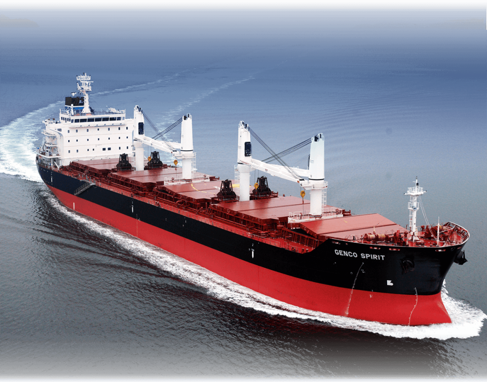 Our Wholly Owned Modern And Diverse Fleet Of Dry Cargo - Genco Shipping (1000x784), Png Download