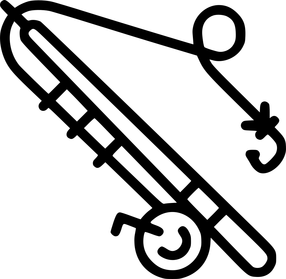 Fishing Rod - - Fishing Rod Icon Png (980x954), Png Download