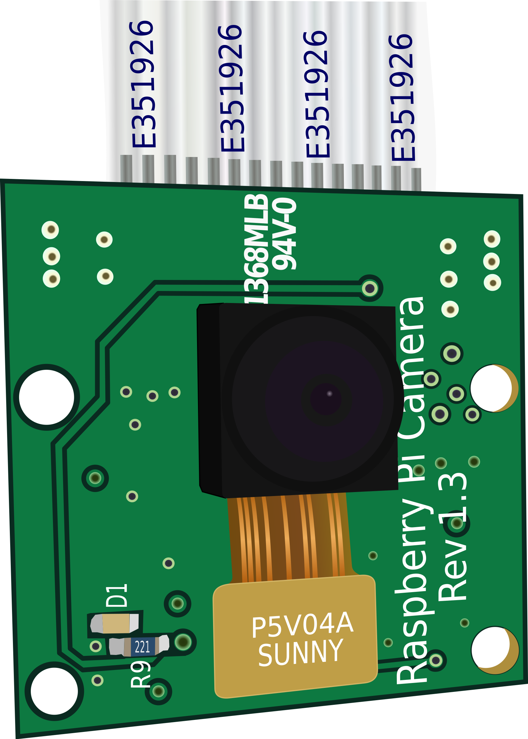 This Free Icons Png Design Of Raspberry Pi Camera (1715x2400), Png Download