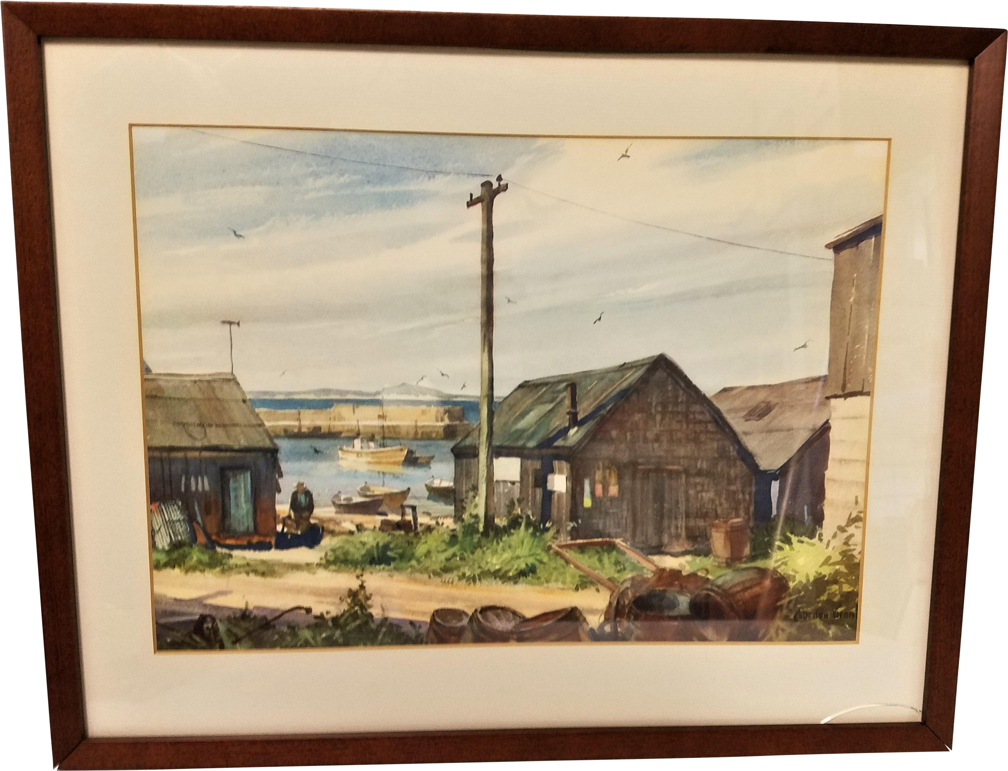 Clipart Library Download Gordon Hope Grant Original - Watercolor Painting (3928x3003), Png Download