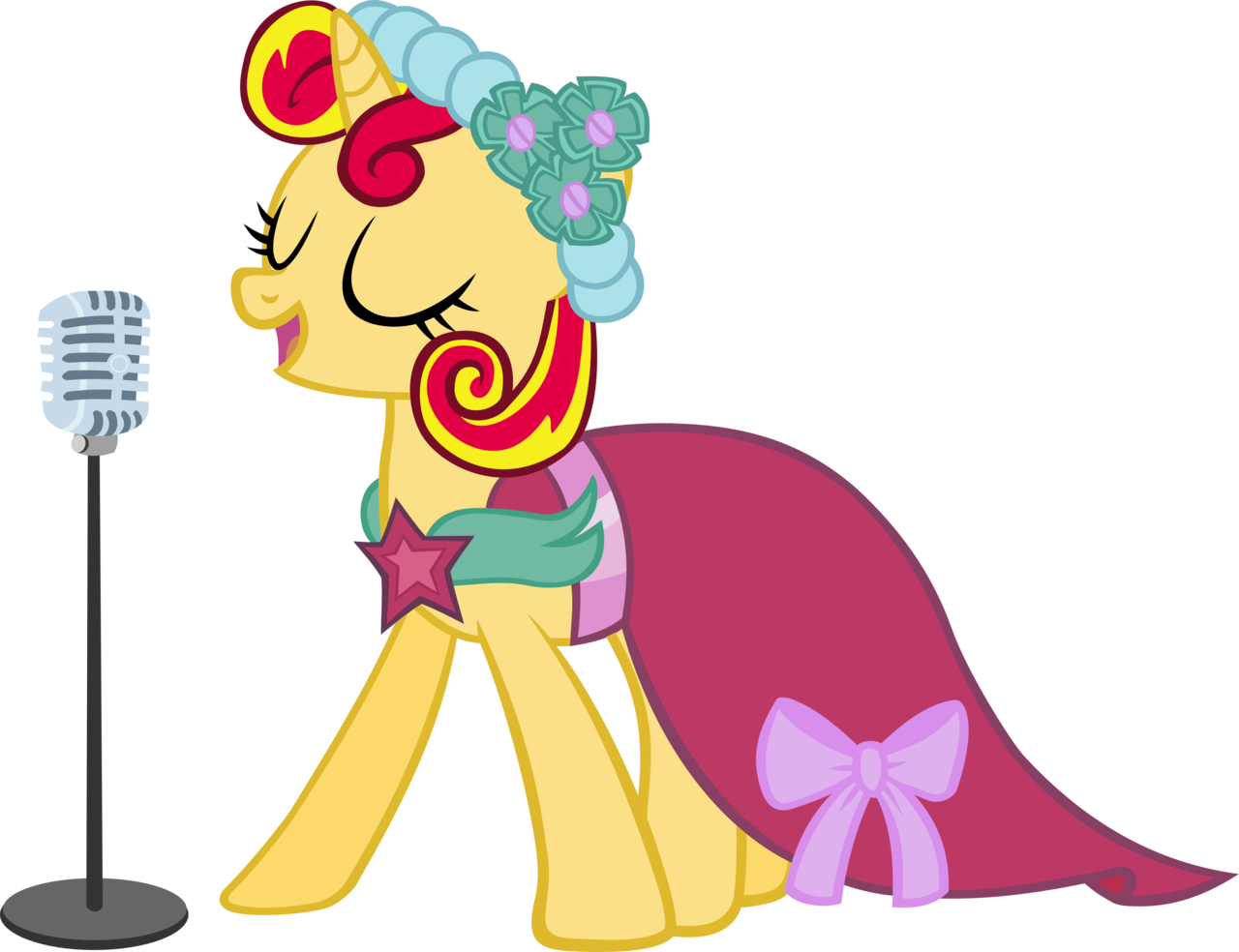 Ironm17, Clothes, Dress, Microphone, Pony, Safe, Simple - Mlp Royal Wedding Twilight Sparkle (1280x984), Png Download