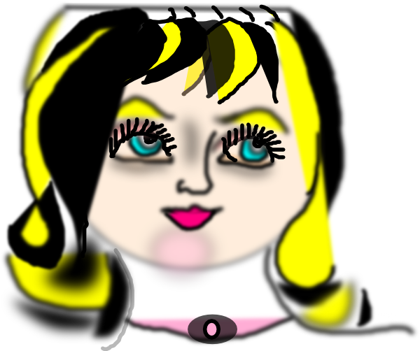 How To Set Use Girl Face Clipart (600x502), Png Download