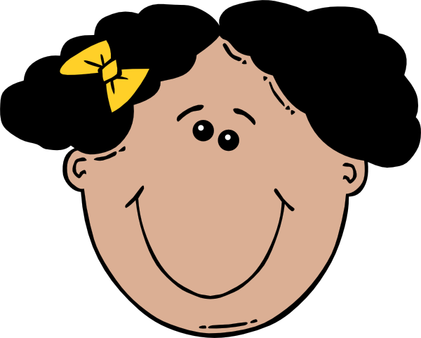 Girl Face (600x482), Png Download