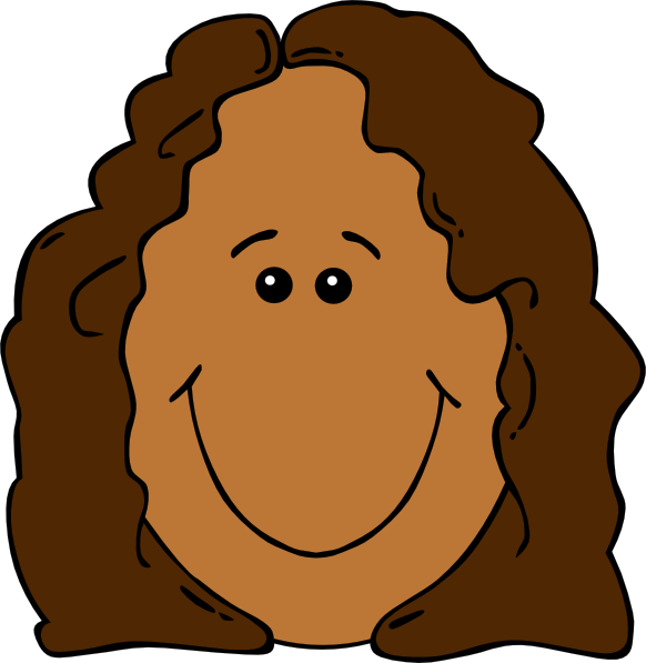 How To Set Use Cartoon Girl Face Clipart (582x597), Png Download