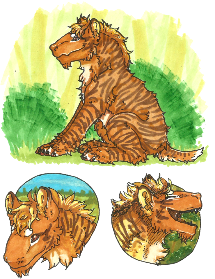 Little Tiger [arpg - Seux (784x1018), Png Download