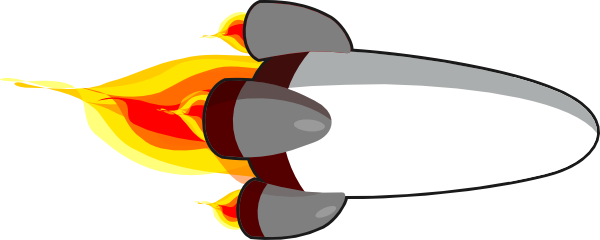 Rocket Ship Icon - Rocket Ship Clipart Png (600x240), Png Download