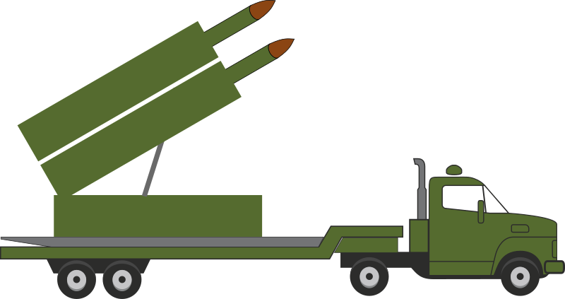 Picture Free Library Clipart Truck V Medium Image Png - Missile Truck Clipart (800x423), Png Download