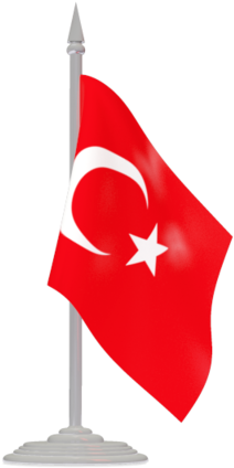 Download Free High Quality Turkey Flag Transparent - Costa Rica Flag Pole (640x480), Png Download