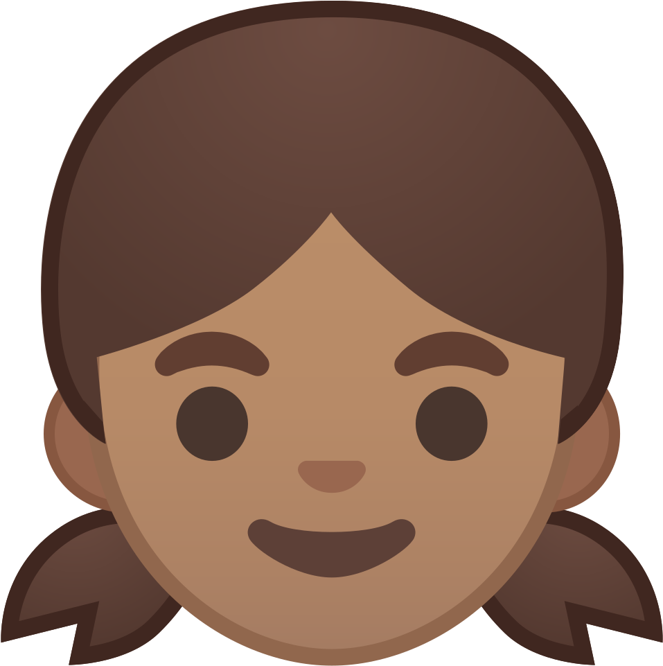 Download Svg Download Png - Girl Emoji Png Icon (1024x1024), Png Download