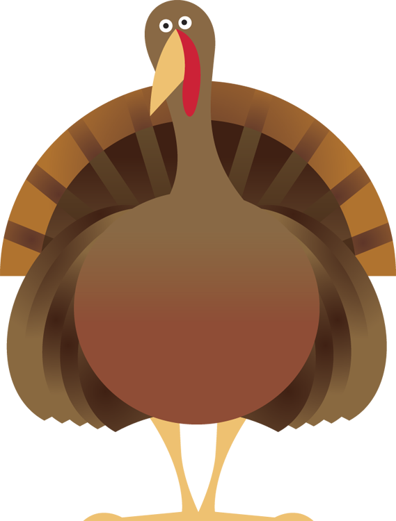 Free Turkey Clipart Png - Turkey Gizzard Clip Art (569x750), Png Download