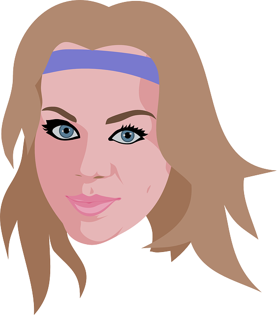Beauty, Cheerleader, Girl, Woman - Cartoon Pictures Of Headband (563x640), Png Download
