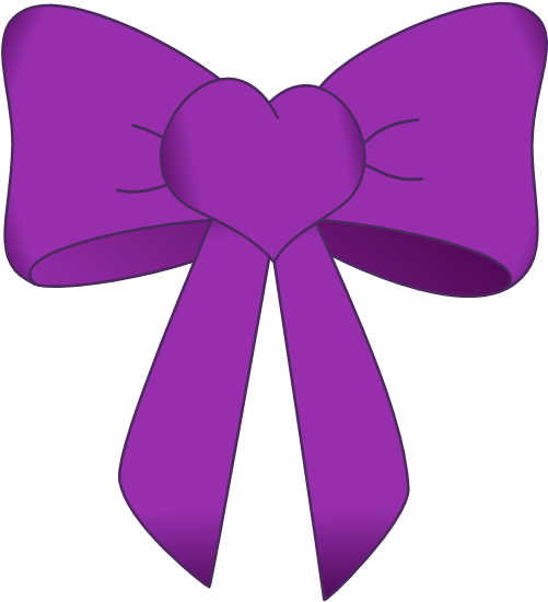Google Image Result For Http - Purple Bow Png (600x600), Png Download