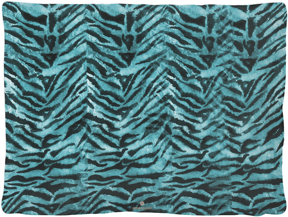 Natsu Blue Tiger Striped Customizable Pet Bed - Dog (1024x1024), Png Download