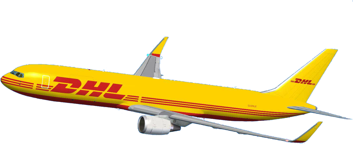 Download Dhl Dhl Airplane Png Full Size Png Image Pngkit