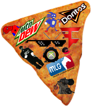 Mlg Mountain Dew And Doritos Clipart - Doritos Roulette Tangy Cheese Flavor (449x448), Png Download