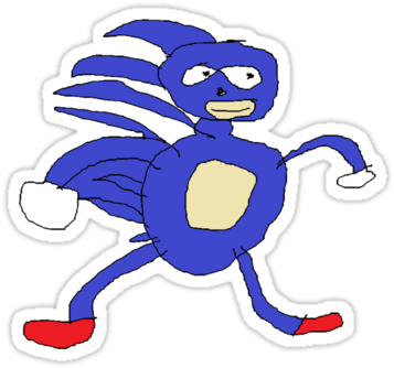 Sanic - Sanic Hegehog Gotta Go Fast Baby Onesies (375x360), Png Download