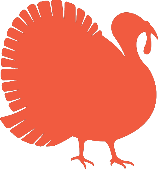 Turkey Icon Image - Lets Get Basted Svg (529x565), Png Download
