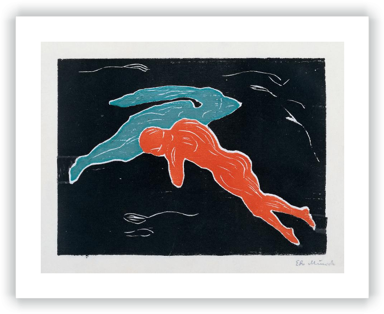 Encuentro En El Espacio - Munch (800x653), Png Download