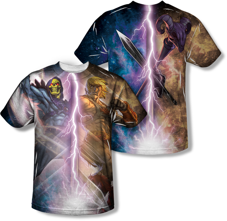 Masters Of The Universe Custom Strike (front/back Print) (1000x1000), Png Download