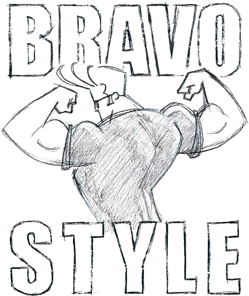 Johnny Bravo Bravo Style Men's Slim Fit T-shirt - Johnny Bravo/bravo Style Junior Sheer In White, Girl's, (850x1051), Png Download