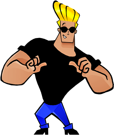 Johnny Bravo Em Png - Çizgi Film Johnny Bravo (399x480), Png Download
